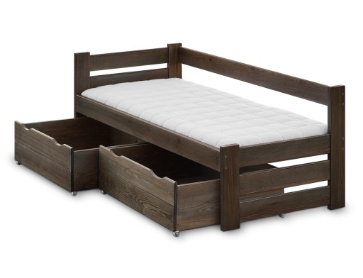 Высокая кровать VINCI 80x160, ящики +150кг