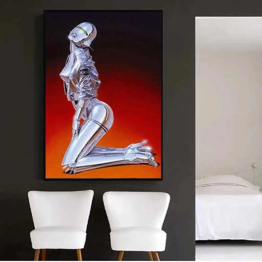 Plakat na płótnie Hajime-sorayama klasyczna grafik