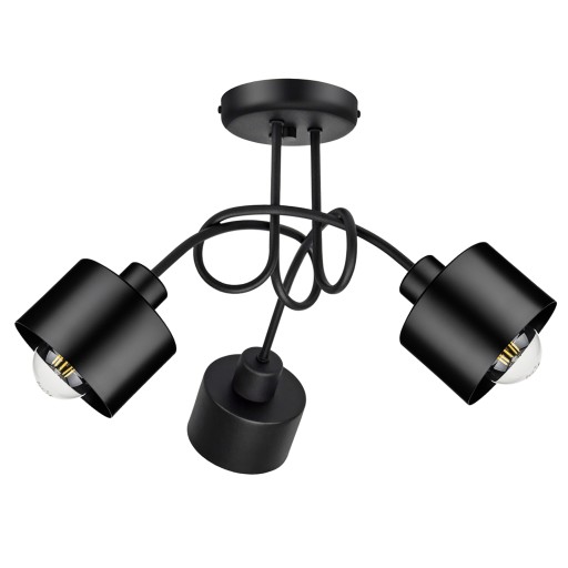 LOFT EDISON LED LOOP ЛЮСТРА ПОТОЛОЧНЫЙ СВЕТИЛЬНИК