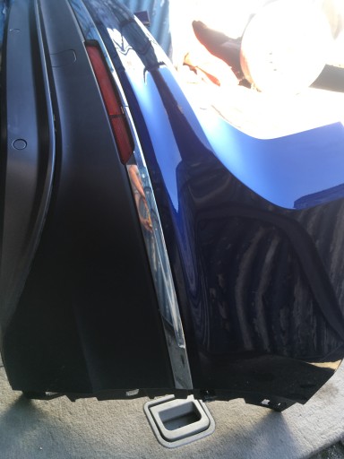 задний бампер VW Tiguan II 5NA atlantic blue