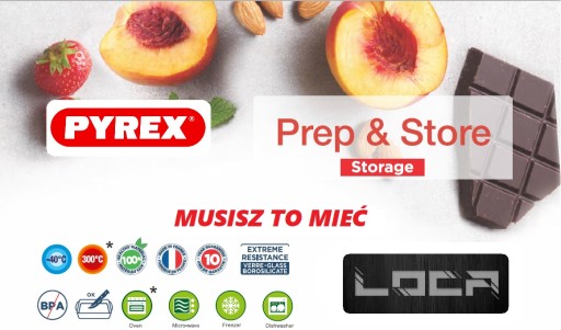 Салатница Prep & Store из стекла Pyrex 2,2 л