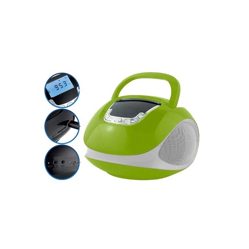 BOOMBOX BM110 Радио Bluetooth-динамик USB зеленый