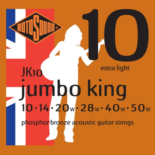Струны для акустической гитары ROTOSOUND 10-50 JK10