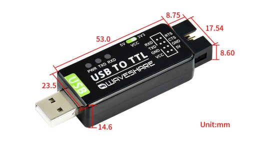 FT232 USB UART 3,3 В 5 В TTL преобразователь ARDUINO