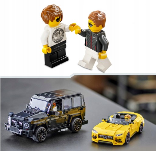 LEGO BLOCKS CAR MERCEDES AMG 63 НАБОР БЛОКОВ LEGO RACING CAR 808 EL.