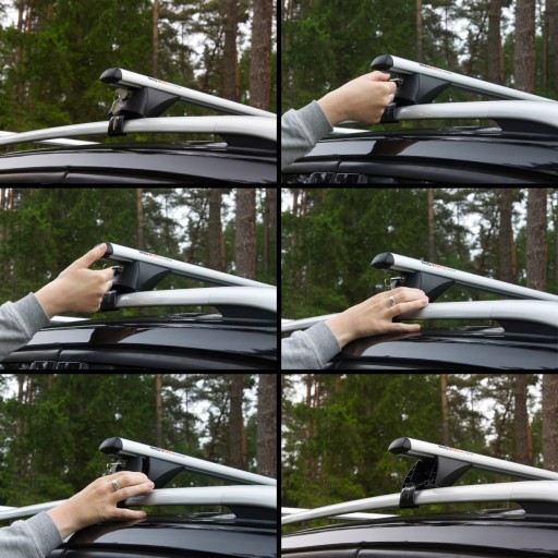 BAGAŻNIK dachowy BELKI Poprzeczki Mitsubishi Outlander 2 II CW_W SUV 07-12