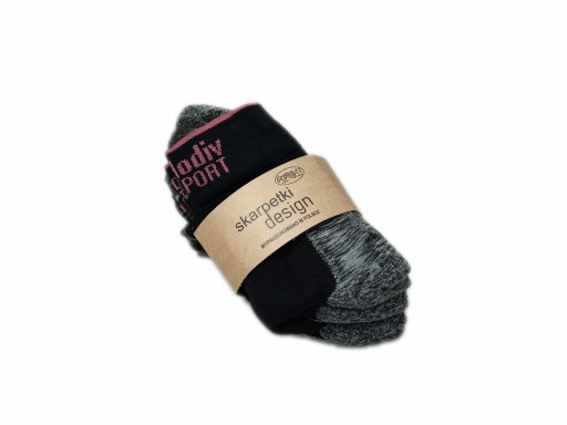 5 спортивных носков Polish TREKKING BLACK, термоактивные, термо SUPER