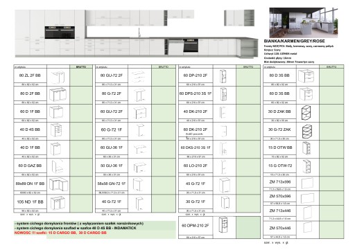 КУХОННАЯ МЕБЕЛЬ TORINO II 260 ГЛЯНЕЦ МДФ