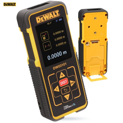 Лазерный дальномер Dewalt DW03101 со степенью защиты IP65, 100 м