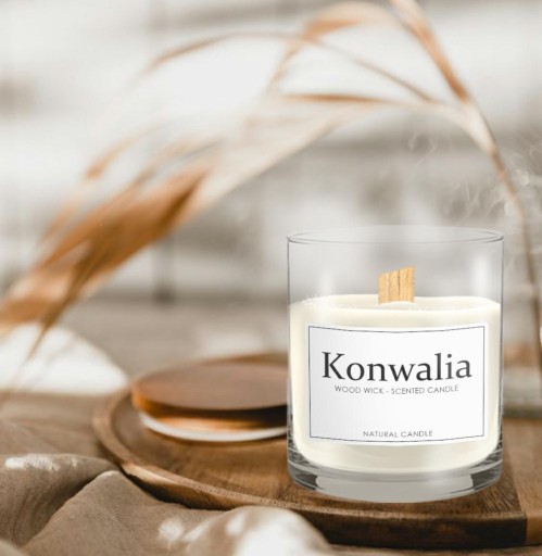 KONWALIA- SOJOWA ŚWIECZKA ZAPACHOWA W SZKLE