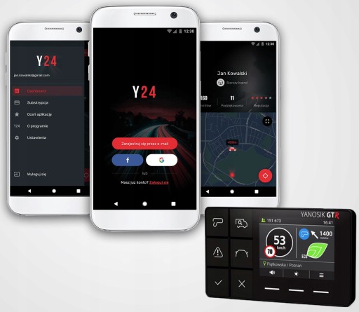YANBOX Yanosik GTR | 3 ГОДА ПОДПИСКИ | АНТИТРАДАР+e-TOLL ASSISTANT +2 ДЕРЖАВЫ