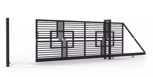 Brama Wjazdowa Przesuwna FREESTYLE BR.15.1.2 Ocynk RAL Antracyt 140x400 cm