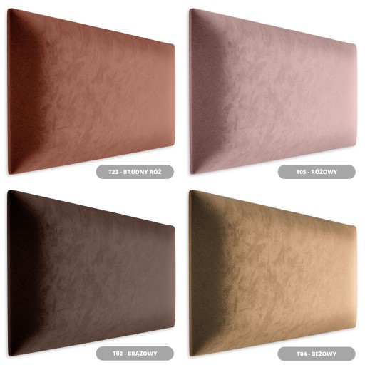 мягкие стеновые панели 50x40 изголовье велюр