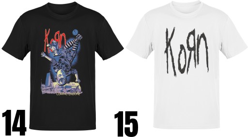 Мужская футболка KORN 16 CONCERT MODELS S