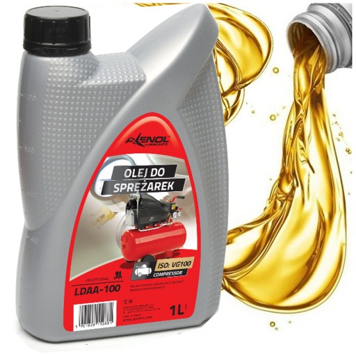 OLEJ SPRĘŻARKOWY LDAA100 0,6L PNEUMATYCZNY KOMPRES