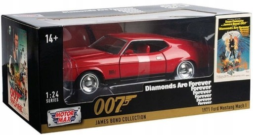 MUSTANG Mach I 1971 Джеймс Бонд 1:24 Motormax 79851