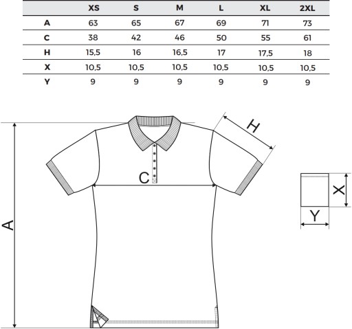 MALFINI COTTON 213 BAWEŁNIANA PRZEWIEWNA koszulka damska polo bluzka XS