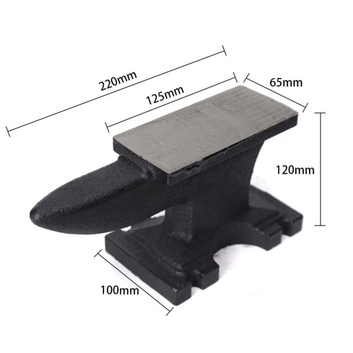 Kowadło stalowe 5kg dla kowala Wymiary 125mm