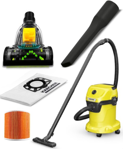 МОЩНЫЙ ПРОМЫШЛЕННЫЙ ПЫЛЕСОС KARCHER WD3 TURBO XXXL НОВАЯ МОДЕЛЬ С ВЫДУВОМ