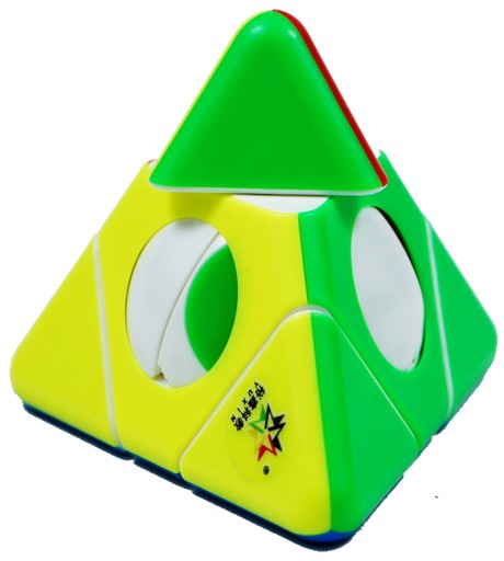 ОРИГИНАЛЬНЫЙ Куб YuXin 2x2x2 Multi Pyraminx + ПОДСТАВКА