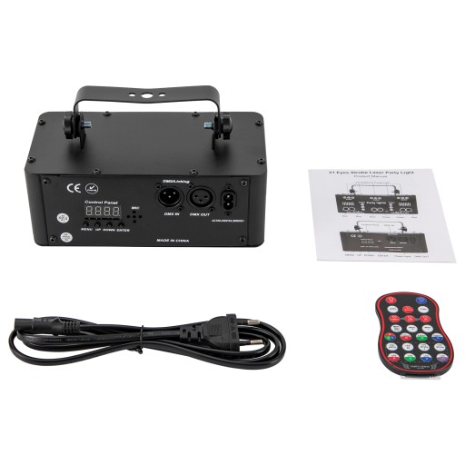 Laserowe Oświetlenie Sceniczne Z Pilotem RGB 10W