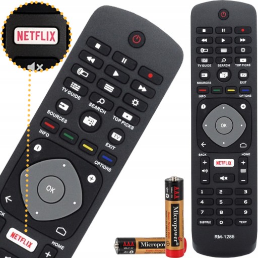 УНИВЕРСАЛЬНЫЙ ПУЛЬТ PHILIPS ДЛЯ СМАРТ-ТВ С NETFLIX
