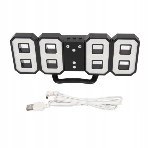 3D LED Cyfrowy zegar na biurko Możliwość