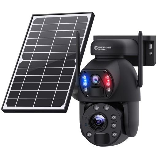 FOTOPUŁAPKA GSM SOLAR ZOOM OPTYCZNY x36 8MP DWA OBIEKTYWY BERING GUARD