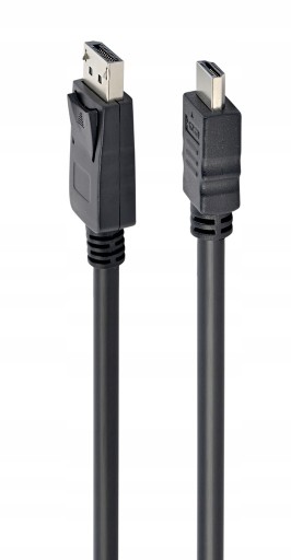 Кабель DISPLAY PORT — HDMI Кабель DP DisplayPort 4K, 60 Гц, ВИДЕО ЧЕРНЫЙ, 10 м