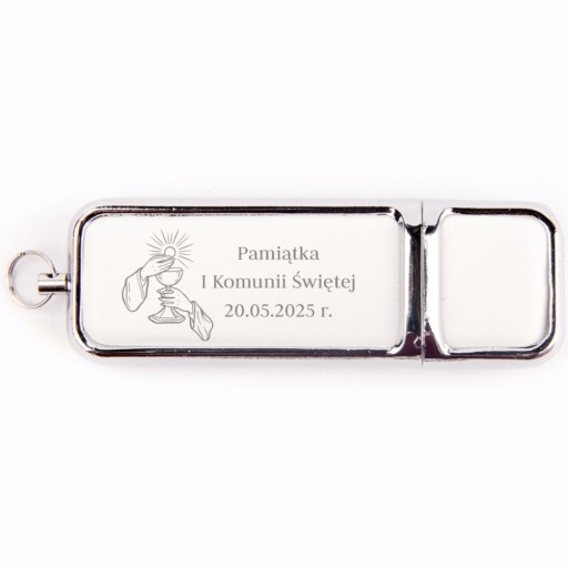 Pendrive skórzany Pierwsza Komunia Św. 32 GB USB 3.0 + Grawer Komunijny