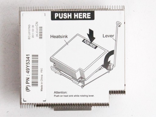 RADIATOR / CHŁODZENIE ALUMINIUM 93x93x27mm