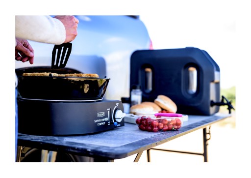 CADAC SAFARI CHEF 30 КОМПАКТНЫЙ КАРТРИДЖНЫЙ ГАЗОВЫЙ ГРИЛЬ ДЛЯ КАМЕРЫ