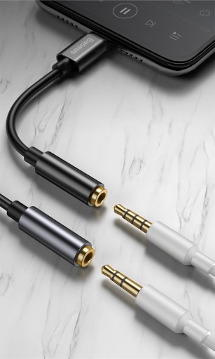 Переходник Baseus USB-C на мини-джек