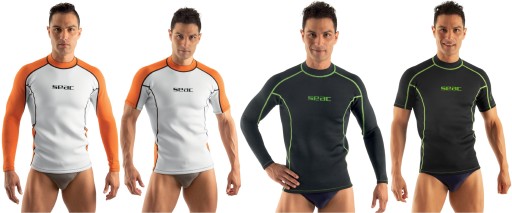 Мужская футболка SEAC FIT LONG из неопрена с длинными рукавами, размер 2 мм, L