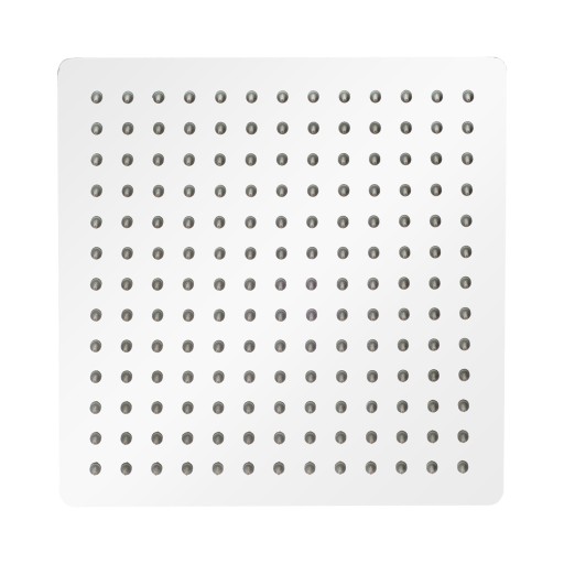 25CM CHROM DESZCZOWNICA KWADRAT CIENKA METALOWA 2m
