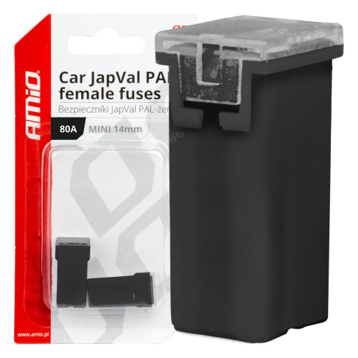 АВТОМОБИЛЬНЫЙ ПРЕДОХРАНИТЕЛЬ JAPVAL PAL FEMALE 2 ШТ. 80А МИНИ 14 мм