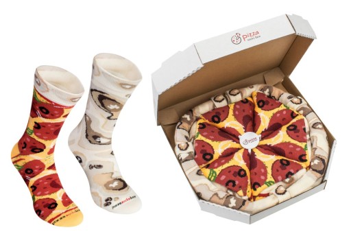 Носки Pepperoni Pizza в коробке 4 пары EU 41-46