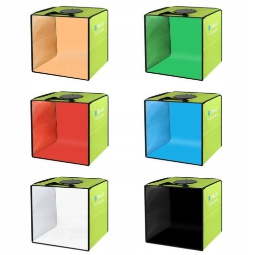 PULUZ PU5032G NAMIOT BEZCIENIOWY 30CM FOTOGRAFICZNY LED 5500K + 6X TŁO