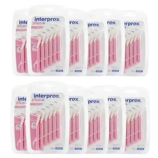 12x МЕЖЗУБНЫЕ ЩЕТКИ INTERPROX PLUS NANO 6 ШТ.
