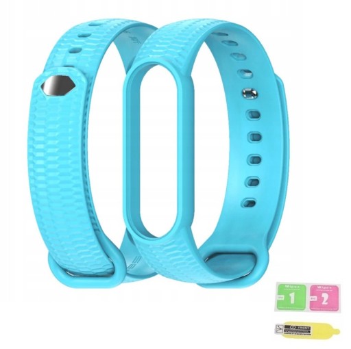 ЗАМЕНА РЕМЕШКА ДЛЯ XIAOMI MI BAND 5 РЕМЕНЬ + ФОЛЬГА