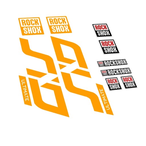 Compatible stickers forks for ROCK SHOX SID s