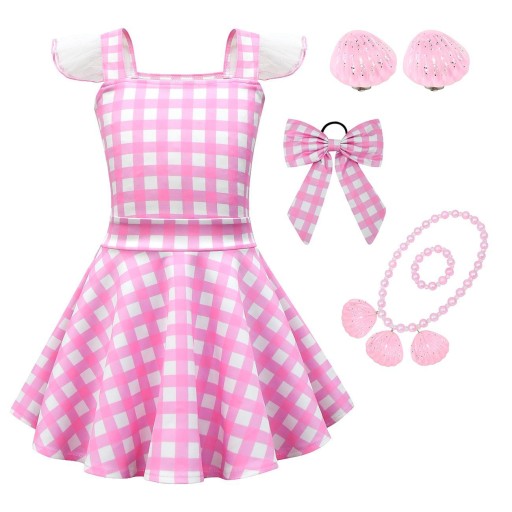 детская косплей Barbie Halter Kleid Tutu Rock B53-45