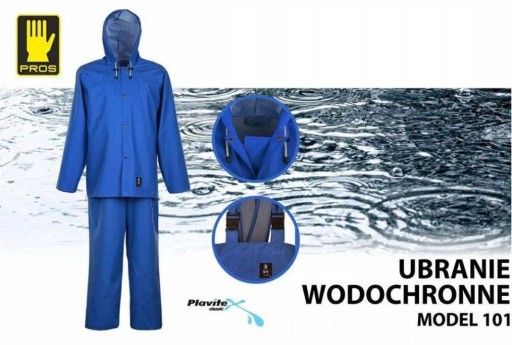 Водонепроницаемая одежда для рыбалки Pros 101/001 4XL 62