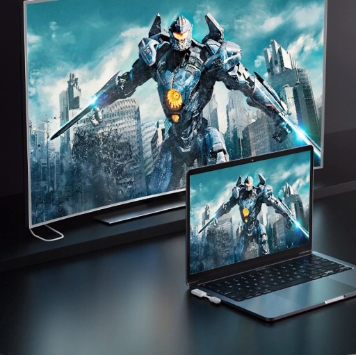 Bezprzewodowy przedłużacz konferencyjny HDMI typu C. Przedłużacz ekranu