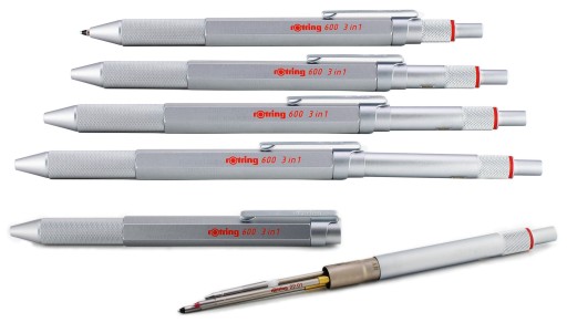 ПРОФ.АВТОМАТИЧЕСКИЙ КАРАНДАШ. MULTIPEN 3в1 RO600 ROTRING