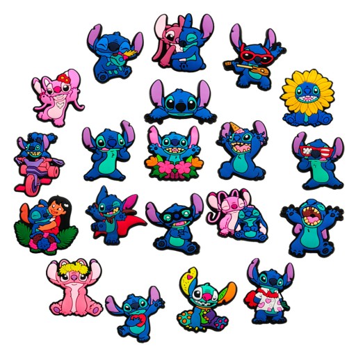 Przypinka Stitch Stich do Crocs butów klapków telefonu torebki plecaka