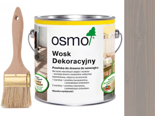 OSMO 3119 Воск декоративный SILKY GREY 0,75л