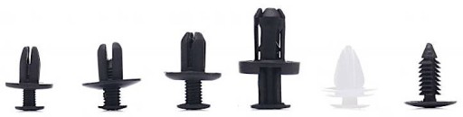 Spinki i klipsy mocujące DO TAPICERKI Kraft&Dale KD10498 100 SZTUK