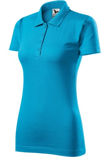 MALFINI SINGLE J. 223 DOPASOWANA DAMSKA koszulka polo bluzka BAWEŁNIANA M