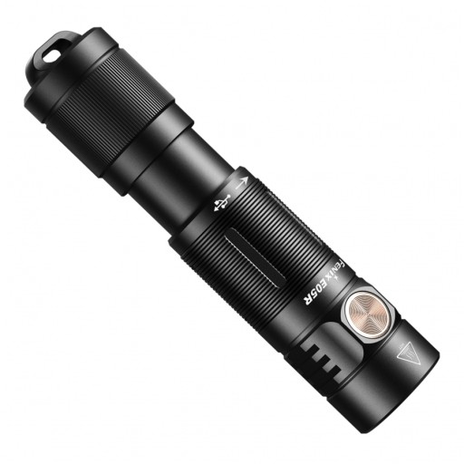 FENIX ЧЕРНЫЙ СВЕТОДИОДНЫЙ ФОНАРЬ E05R для ключей IP68 400лм 64м микро USB